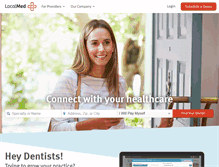 Tablet Screenshot of localmed.com